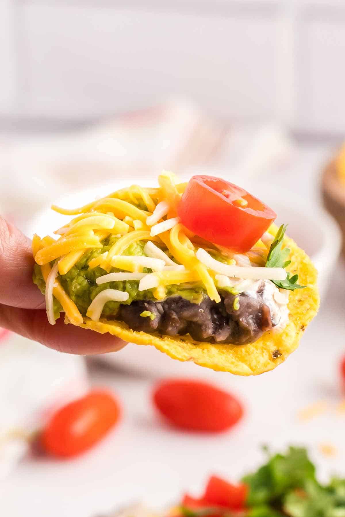 Mexican 5-Layer Dip with Chips
