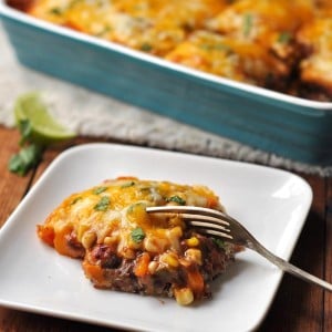 Healthy Vegetarian Mexican Quinoa Casserole