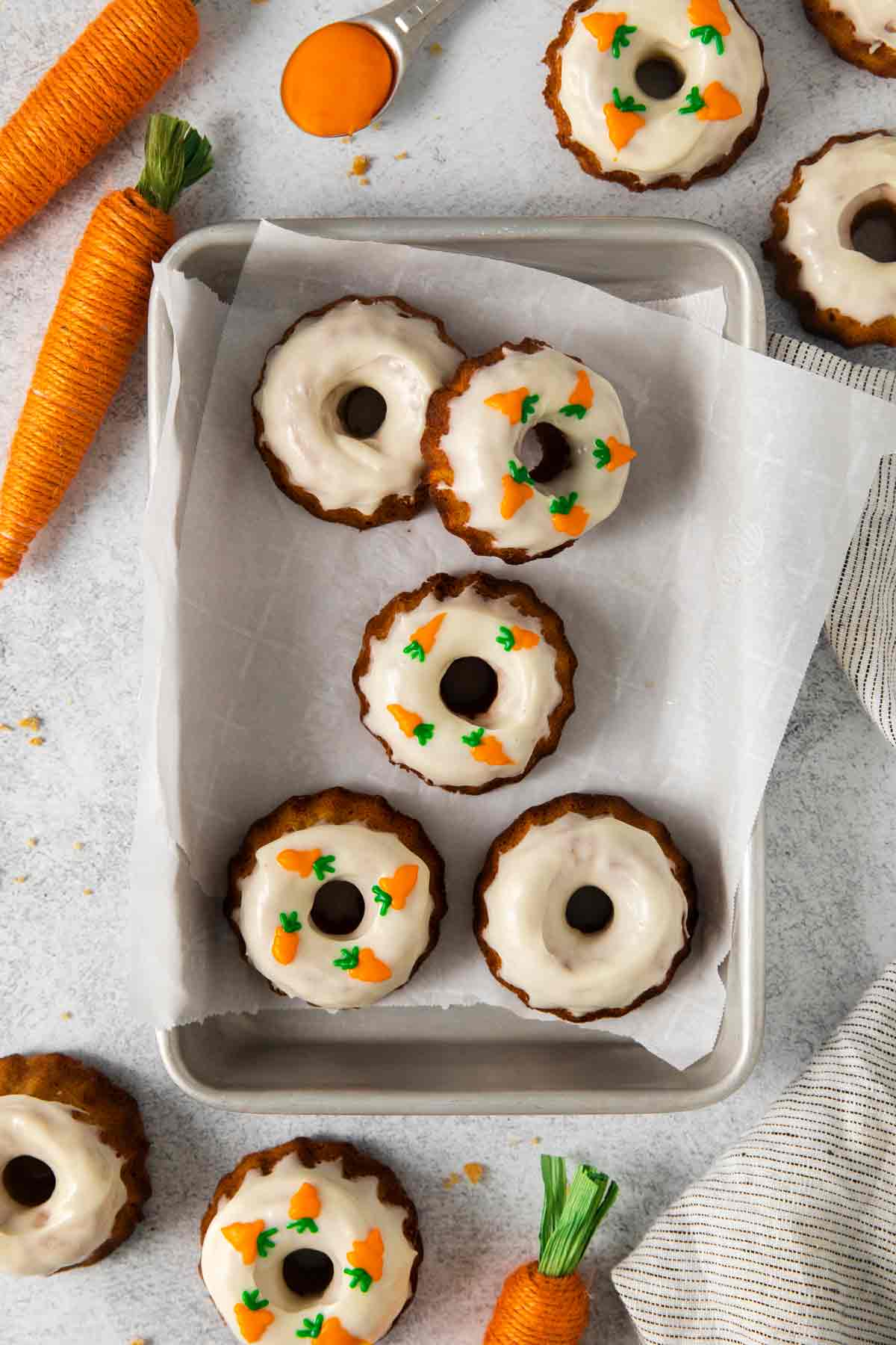 Carrot Patch Miniature Bundt Cakes