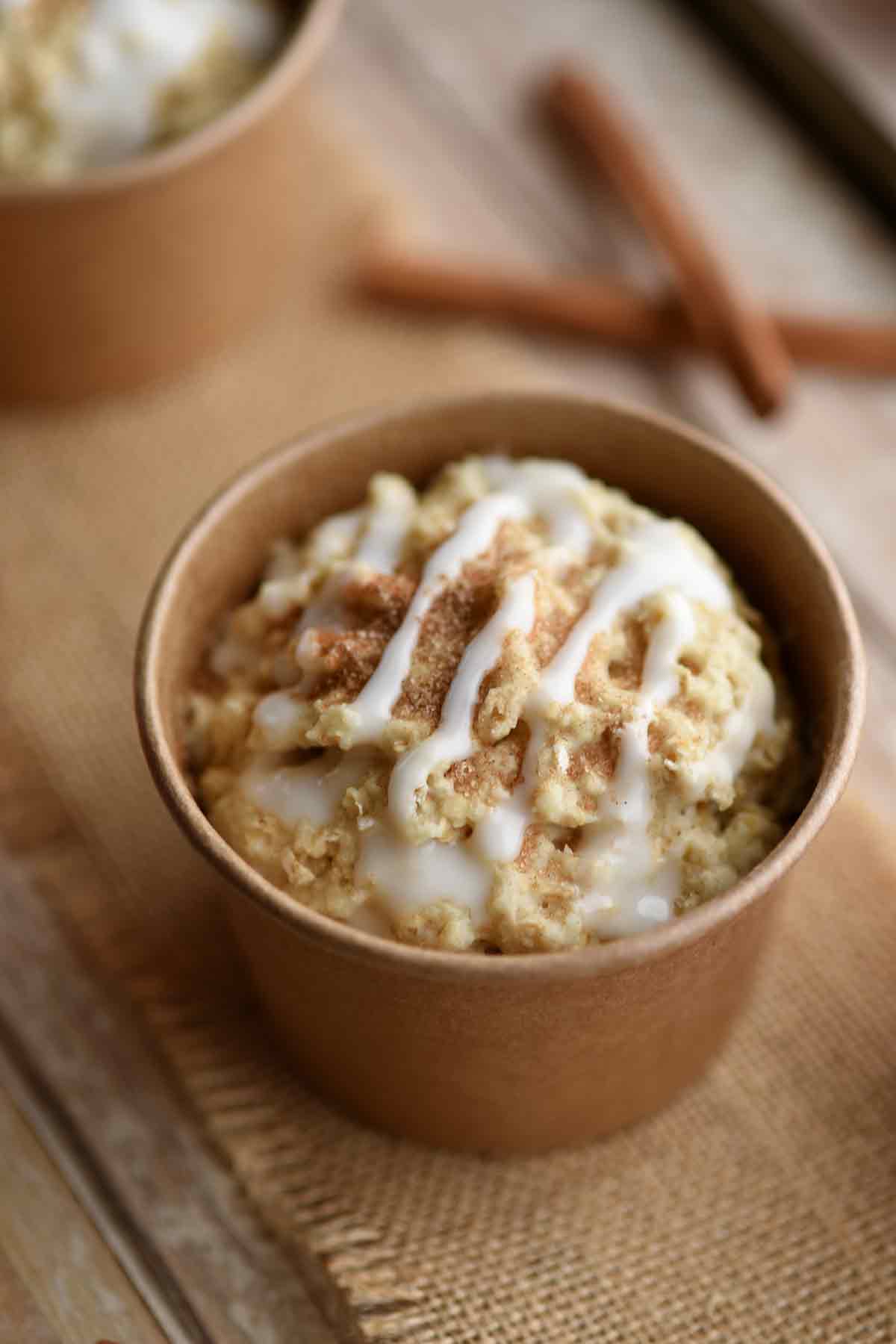 Apple Cinnamon One-Minute Muffins