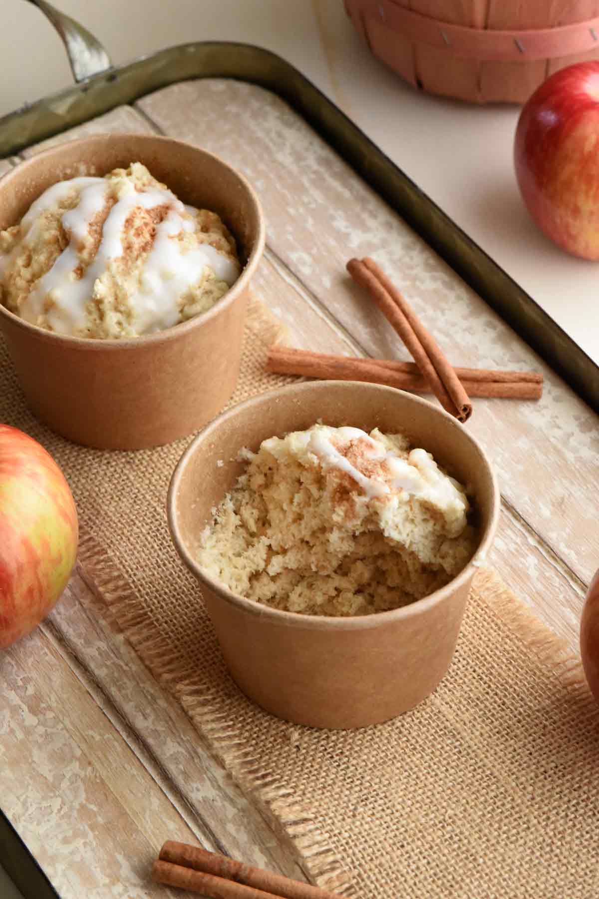 Apple Cinnamon Microwave Minute Muffin