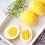 Mustard-Turmeric Yellow Pickled Eggs