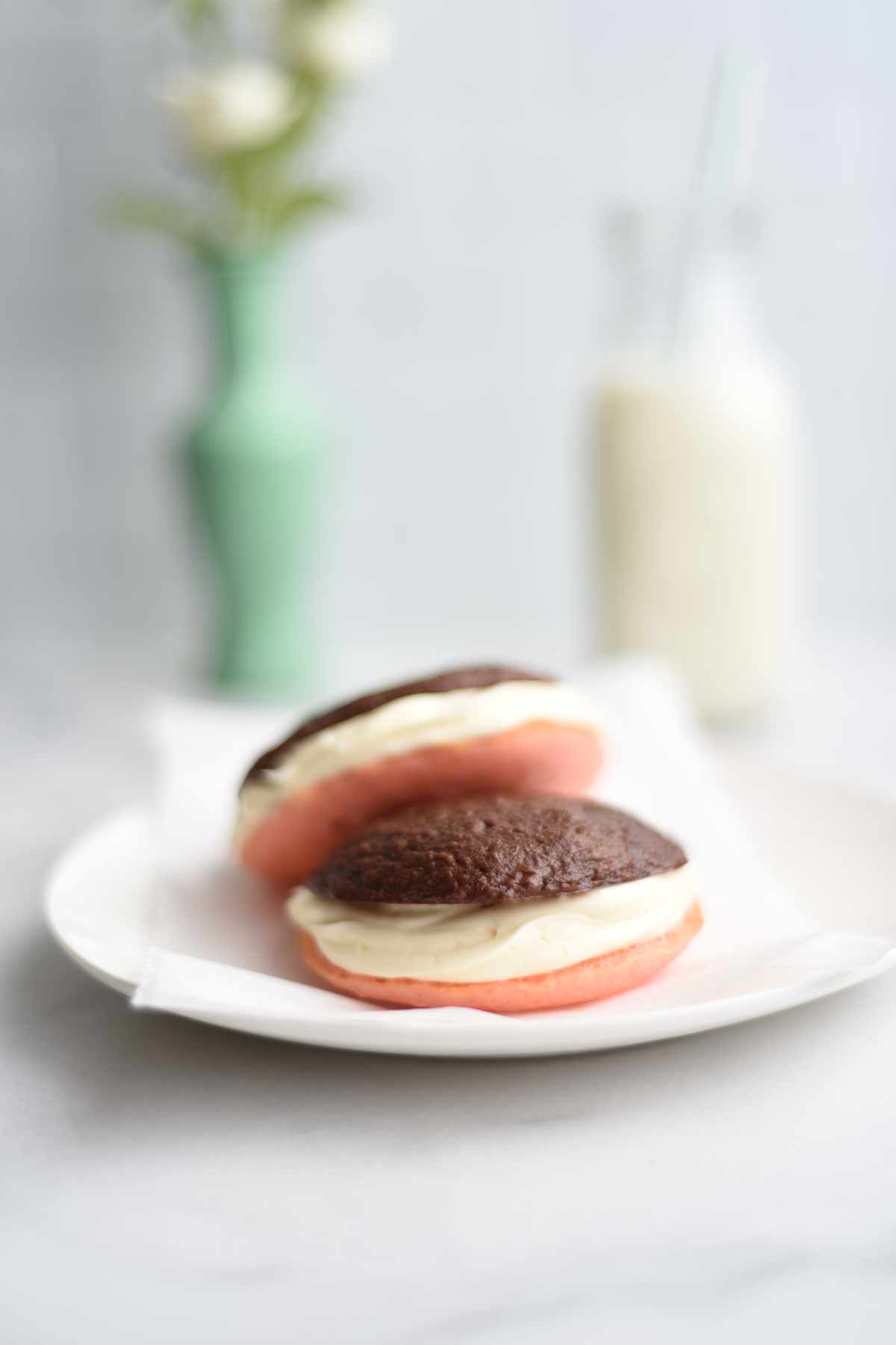 Neapolitan Whoopie Pie