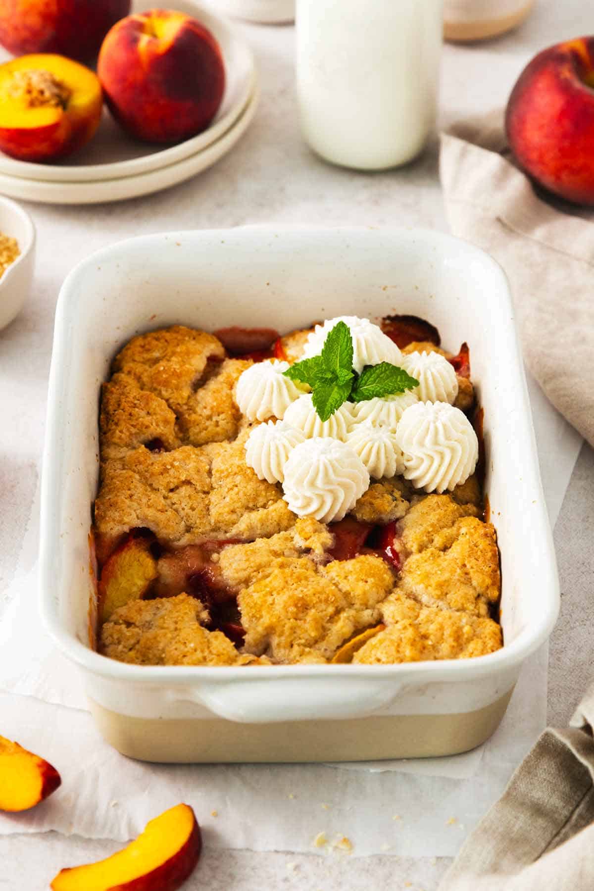 Easy Peach Cobbler