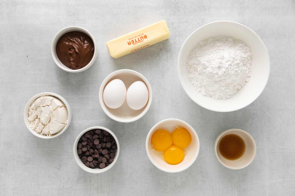 Nutella Lava Cake Ingredients