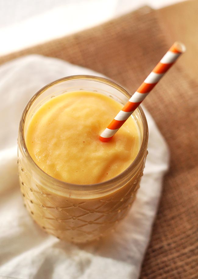 Healthy Orange Creamsicle Smoothie