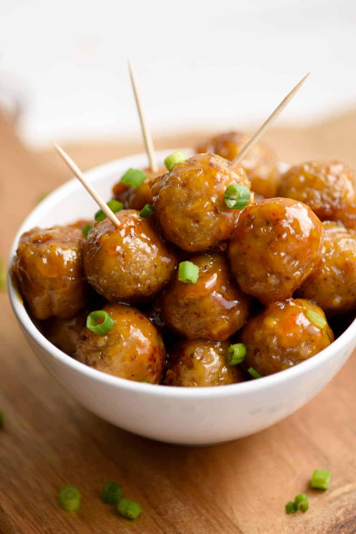 Sweet and Sour Orange Marmalade Meatballs