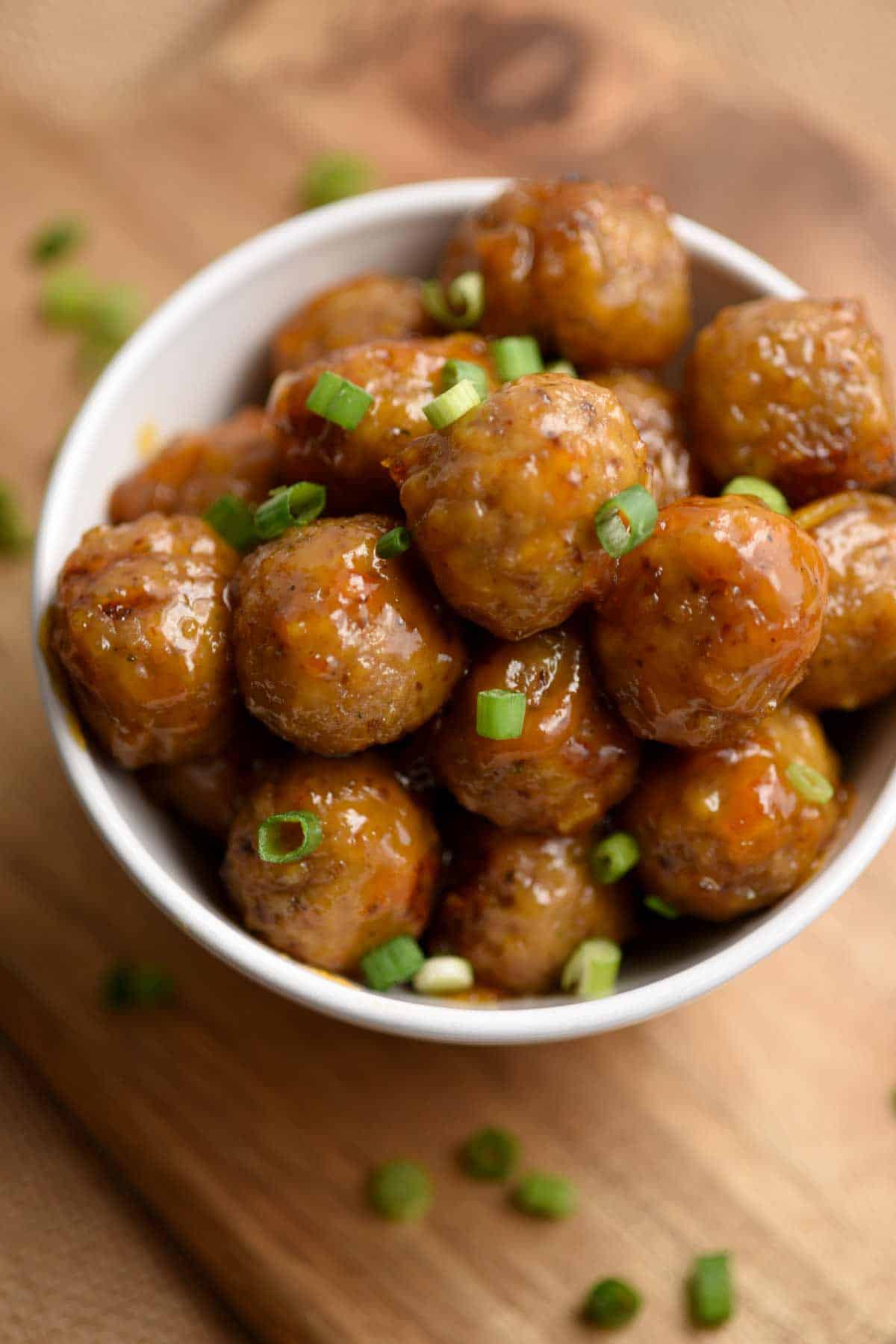 Crockpot Orange Marmalade Meatballs