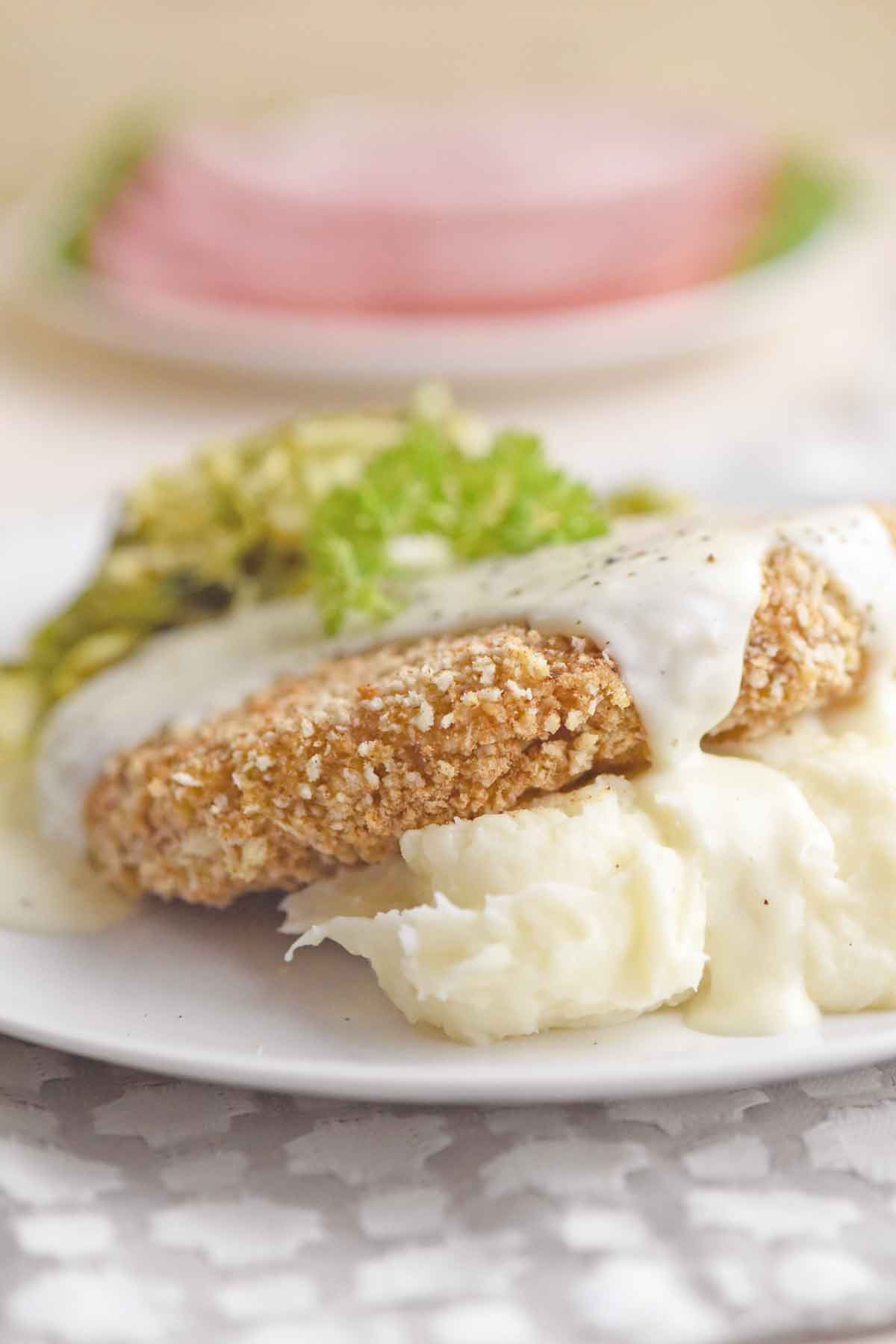 Oven-fried Ham Steaks