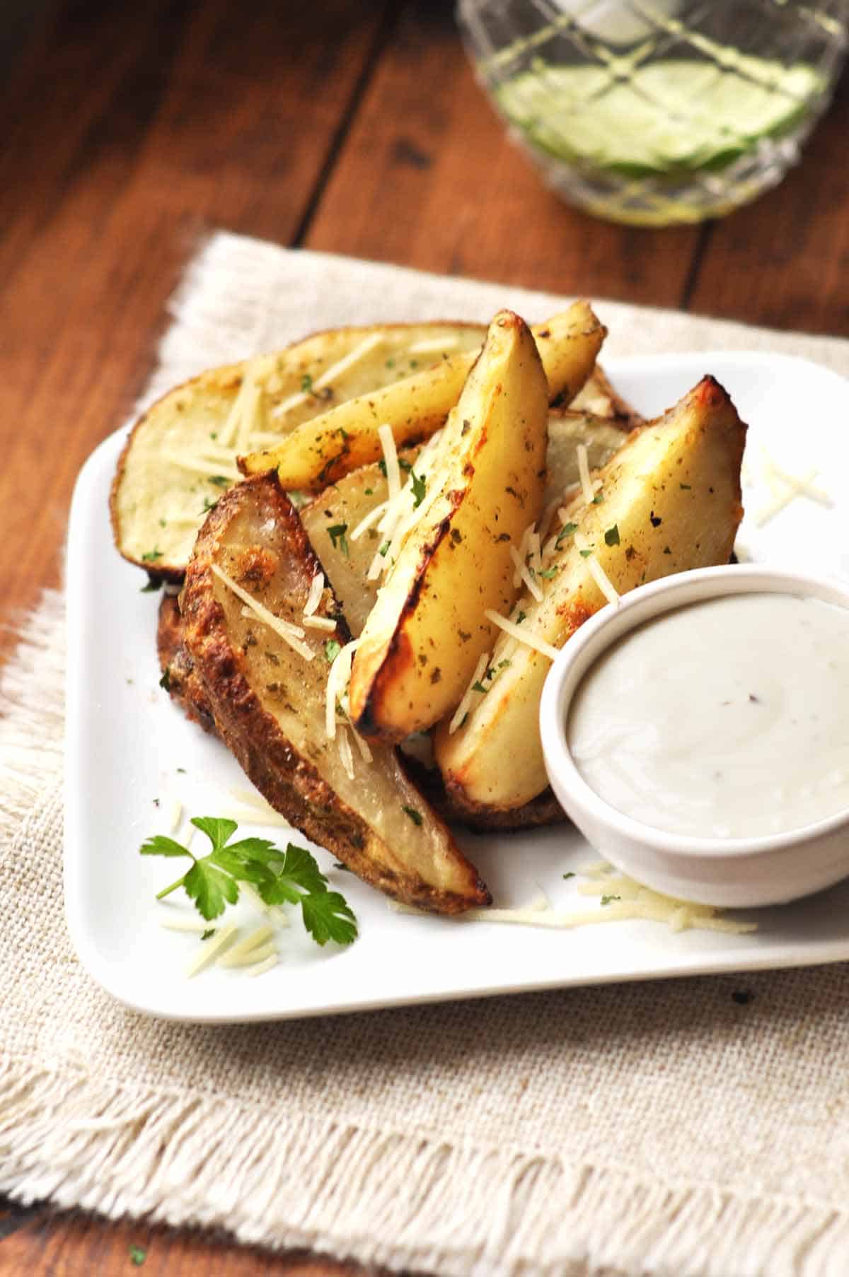 Baked Ranch Wedges