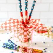 4th of July Patriotic Pretzel Rods
