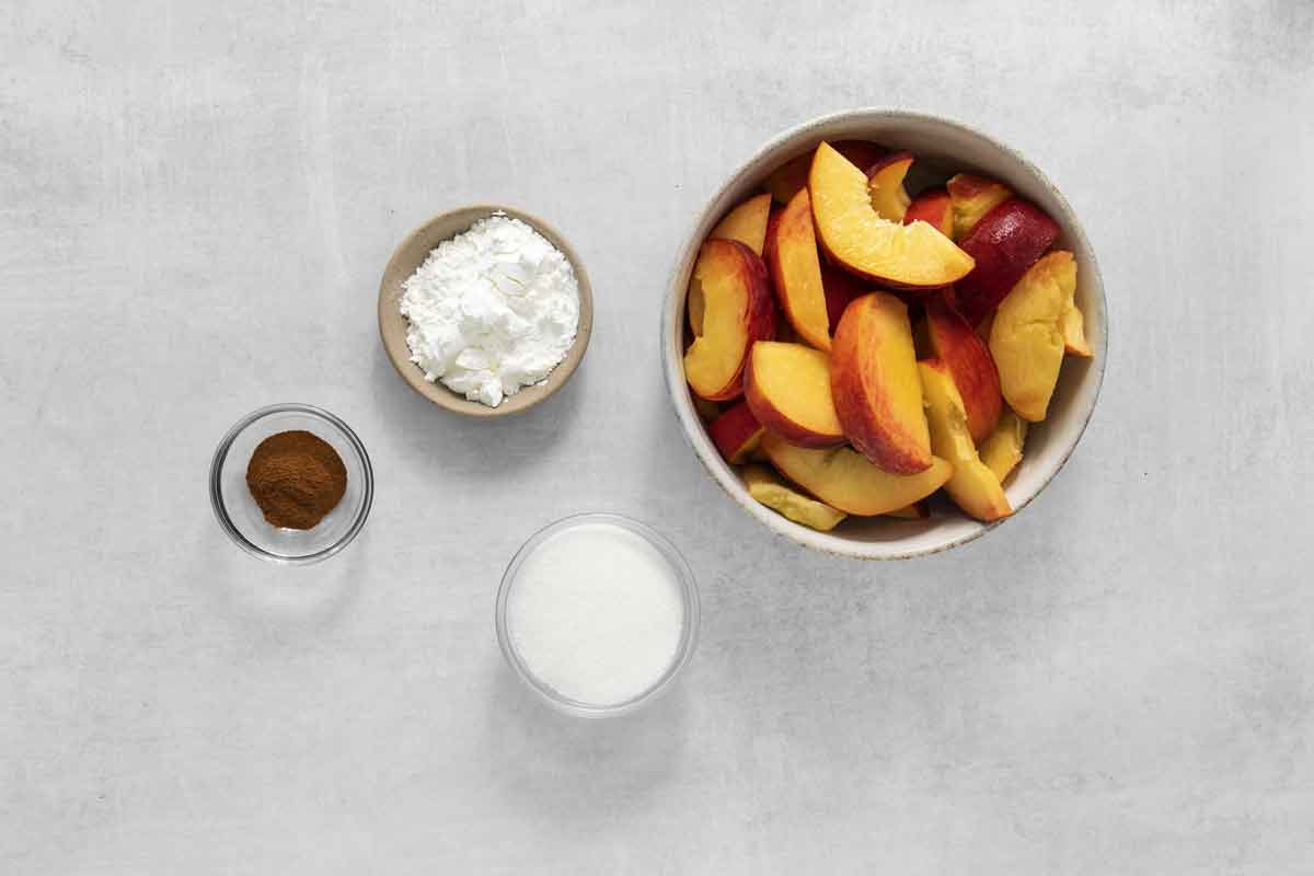 Peach Cobbler Filling Ingredients