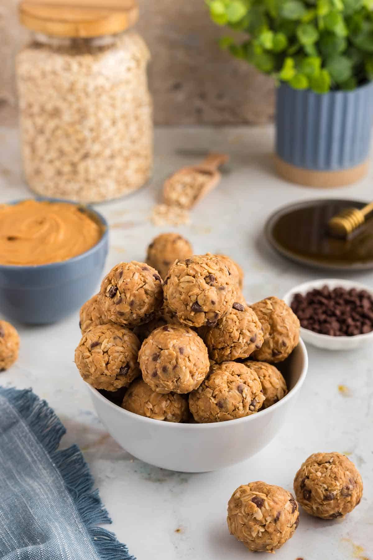 5-Ingredient Peanut Butter Protein Balls