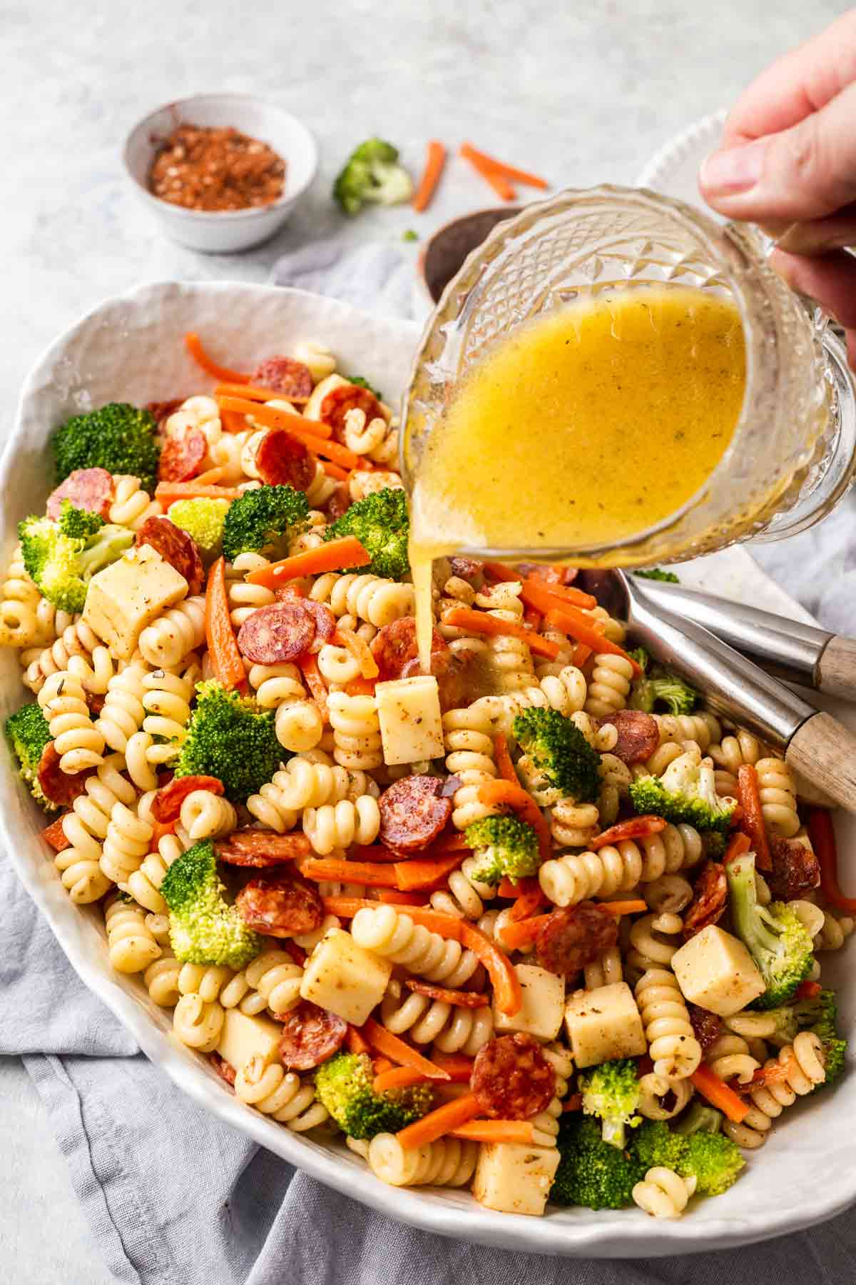 Easy Italian Pepperoni Pasta Salad