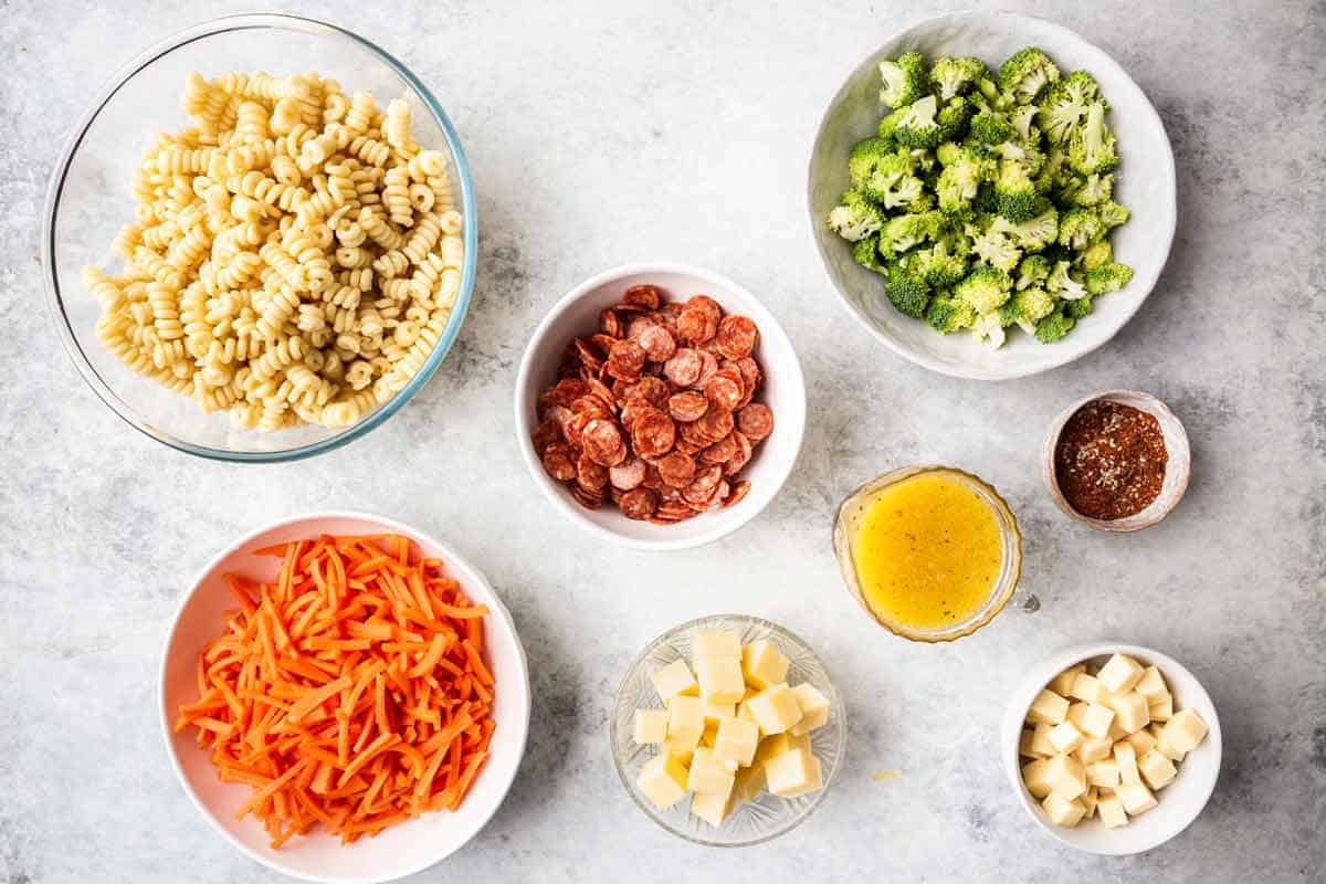 pepperoni pasta salad ingredients