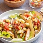 Al Pastor Chicken Tacos with Pineapple Salsa