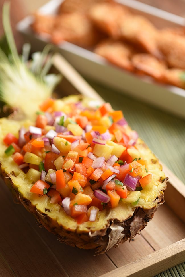 Coconut Shrimp with Pineapple Salsa