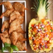 Coconut Shrimp with Pineapple Salsa