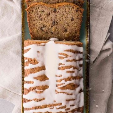 Pineapple Zucchini Bread with Icing