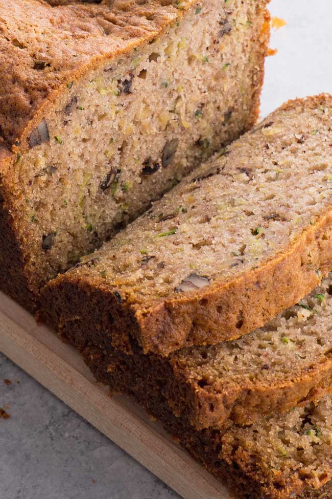 Pineapple Zucchini Bread with walnuts