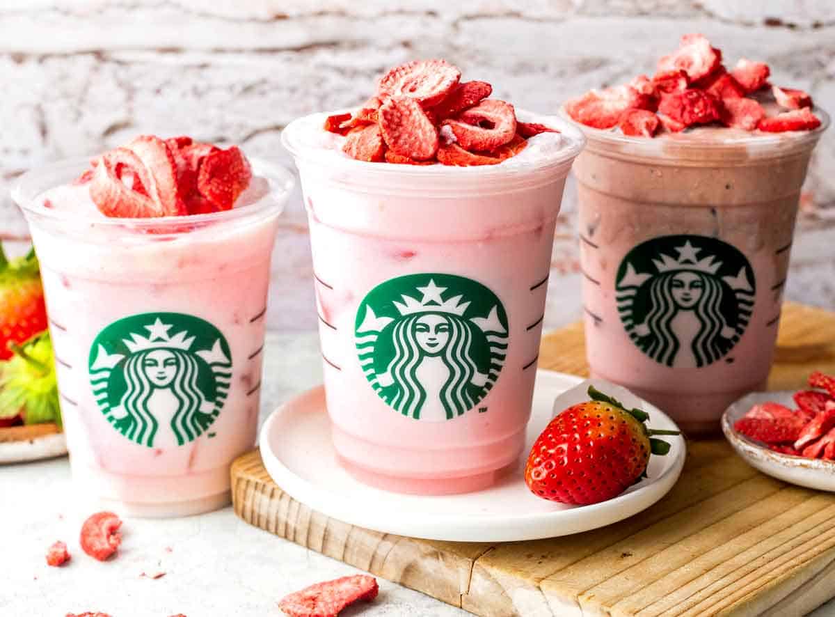 Homemade 3-Ingredient Pink Drink Variations