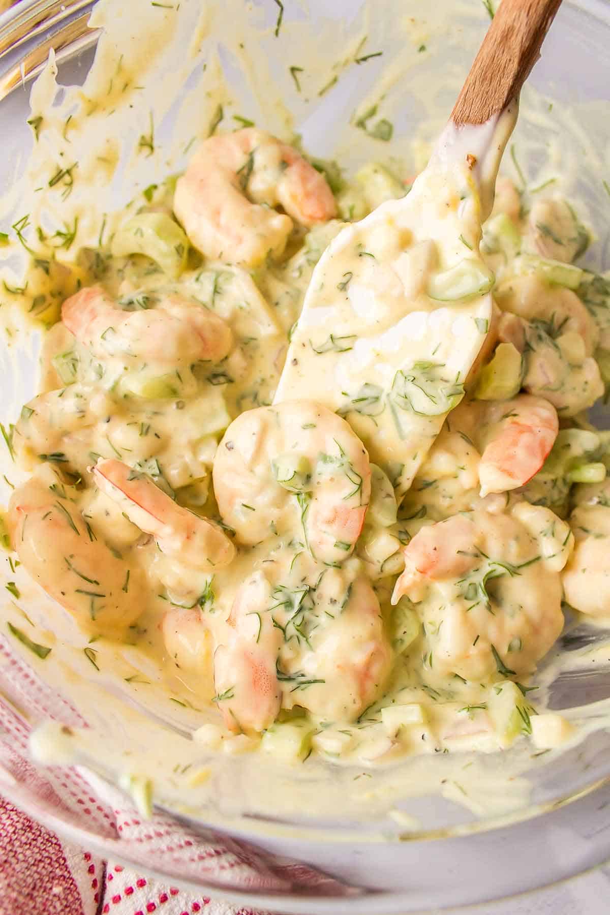 Poached Shrimp Salad