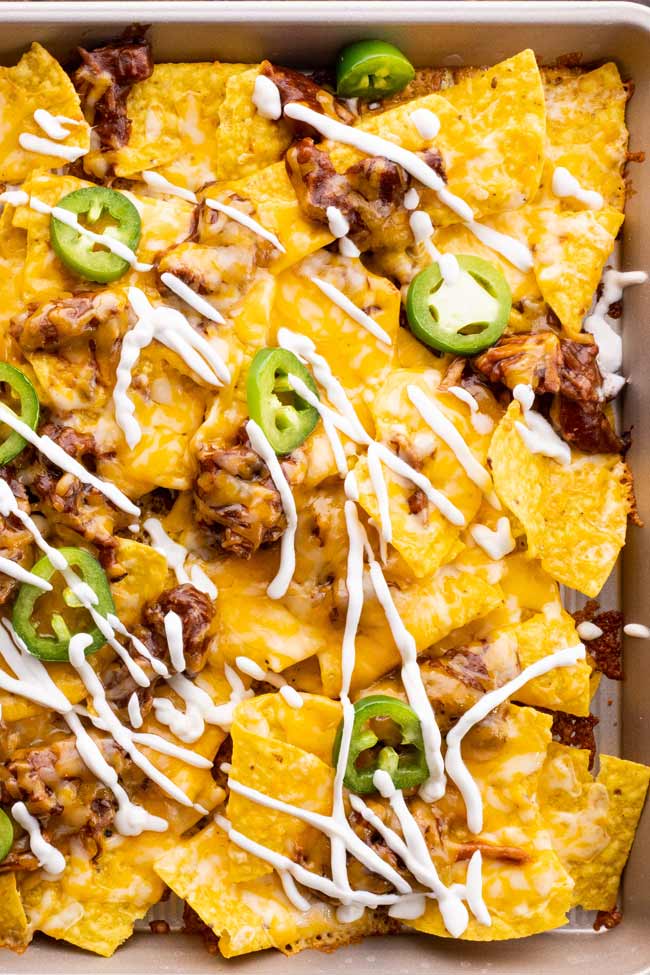 Loaded Pulled Pork Nachos