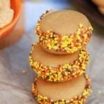 Pumpkin Dip Cookie Sandwiches