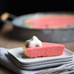 Real Cream Strawberry Jello Pie