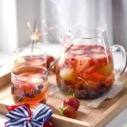 Red White and Blue Patriotic Sangria
