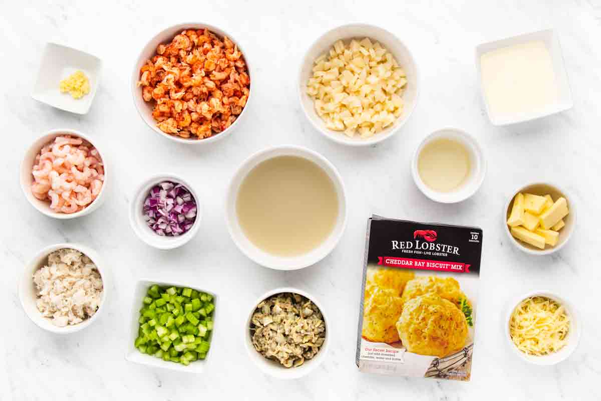 Seafood Casserole ingredients