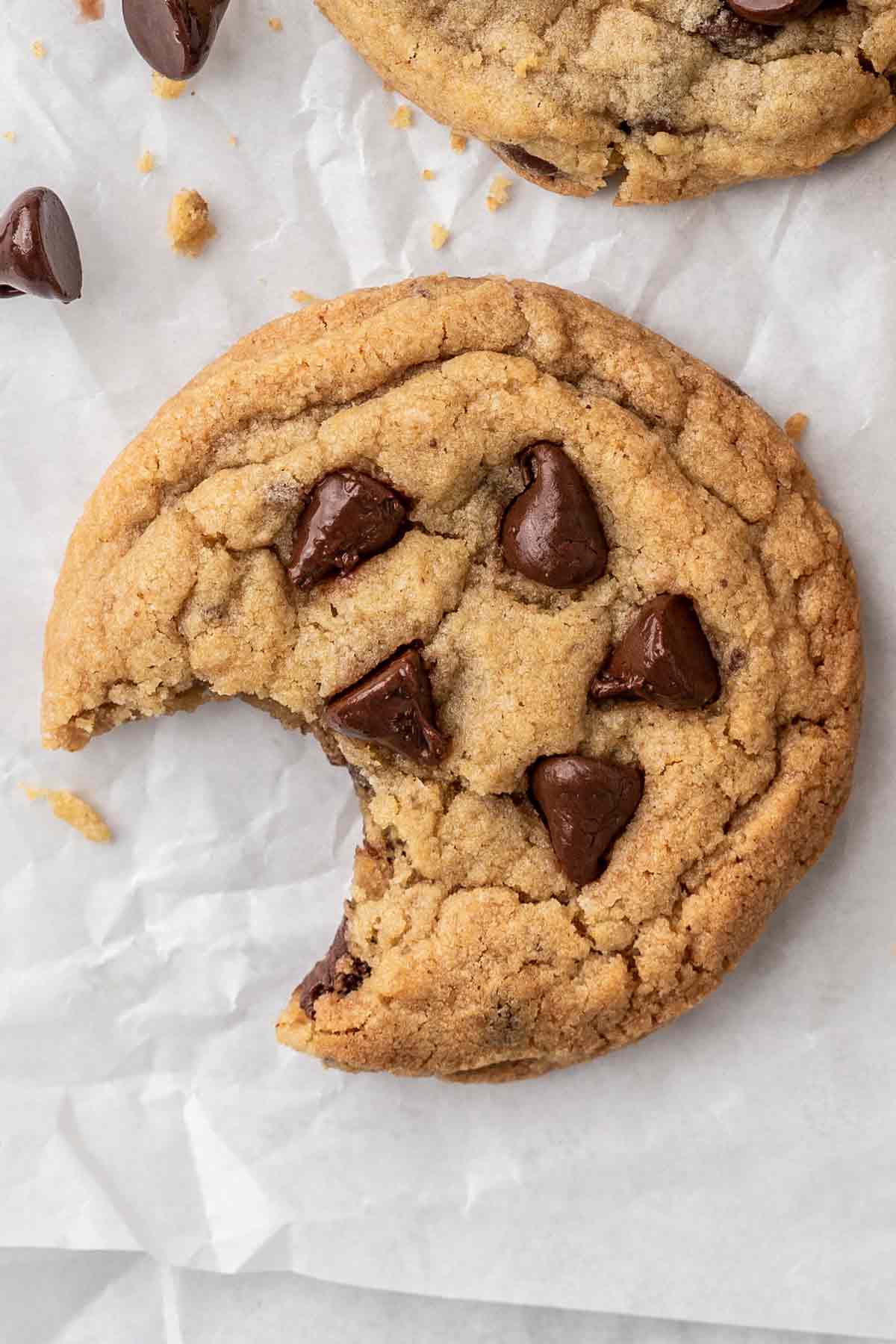 Super Soft Bakery Style Chocolate Chip Cookies