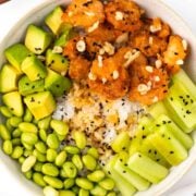 Shrimp Sushi Rice Bowl