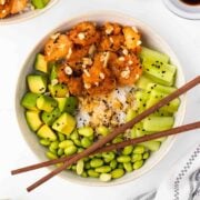Crispy Shrimp Sushi Bowl Shrimp Sushi Rice Bowl