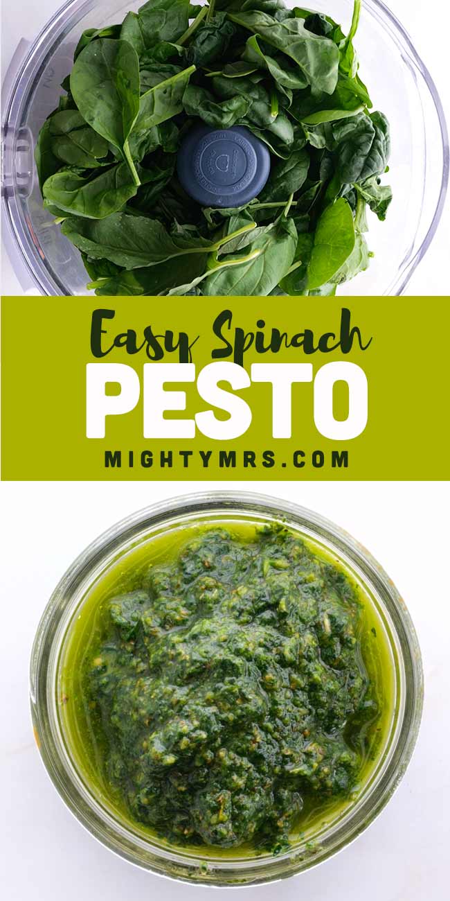 Easy Spinach Pesto