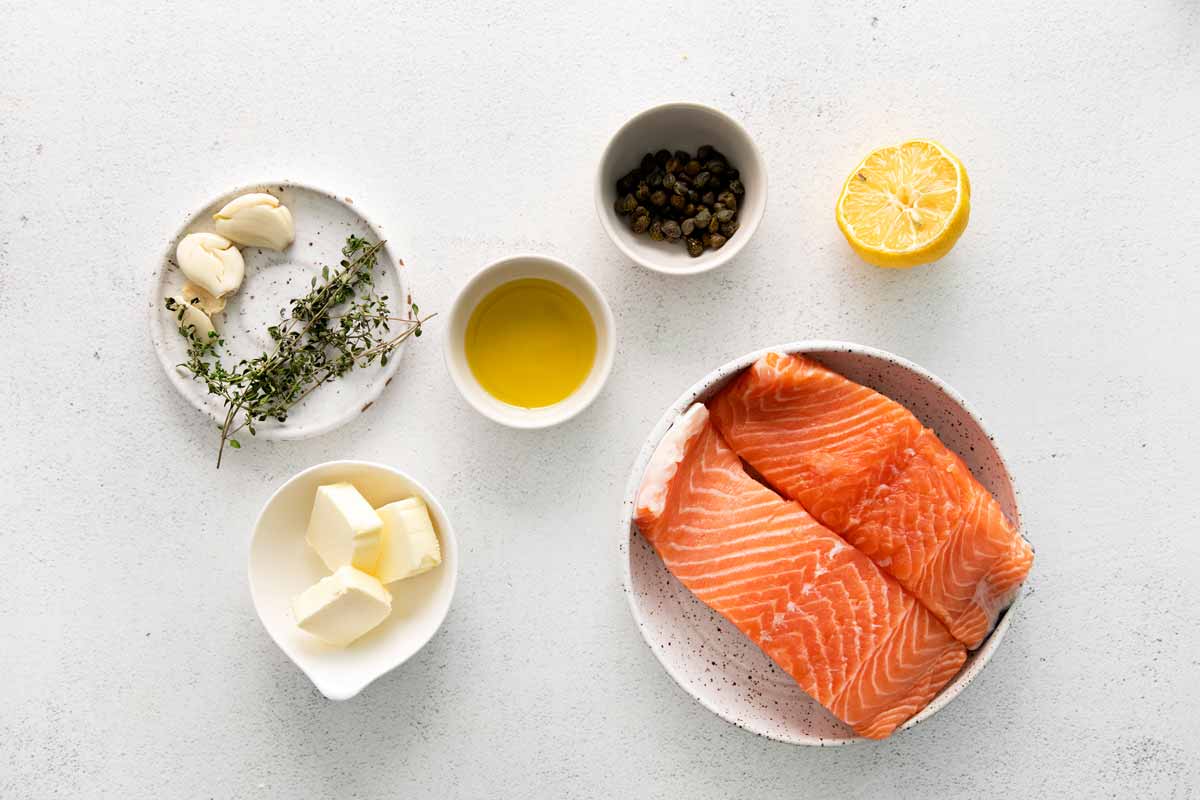 Ingredients for Pan-seared Salmon