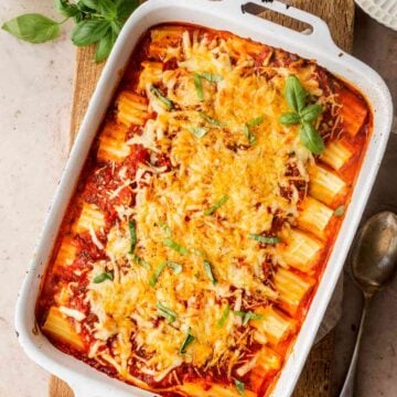 Lean Ground Turkey Manicotti