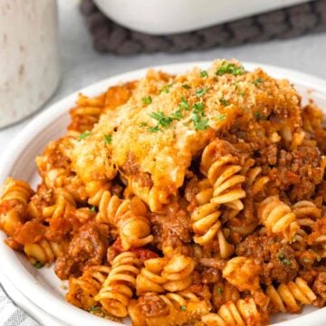 Ground Beef Sloppy Joe Pasta Casserole