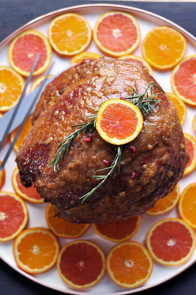 Orange Marmalade Glazed Ham - Mighty Mrs | Super Easy Recipes