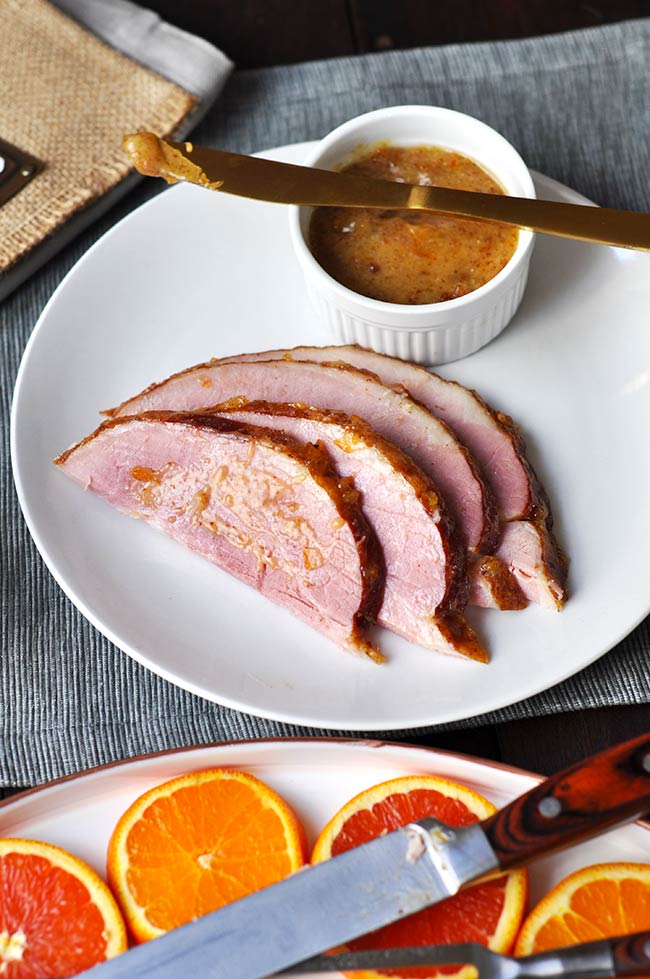 Orange-Marmalade-Glazed Ham - Easter Ham