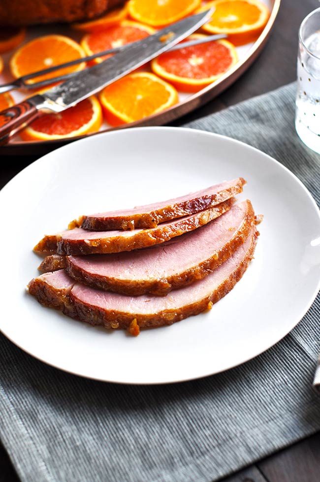 Orange-Marmalade-Glazed Ham - Easter Ham