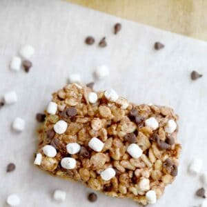 Homemade Smores Granola Bars