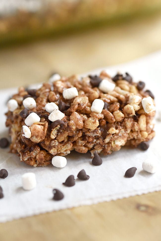 S'mores Rice Crispy & Oatmeal Treats