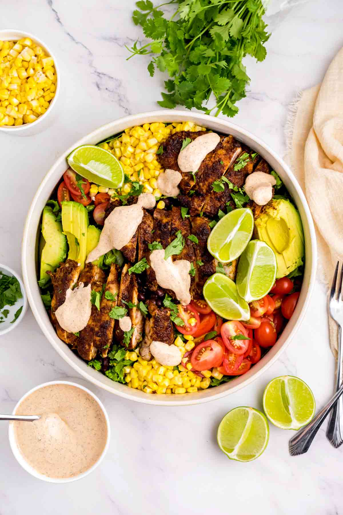 Southwest Chicken Salad with Chipotle Dressing