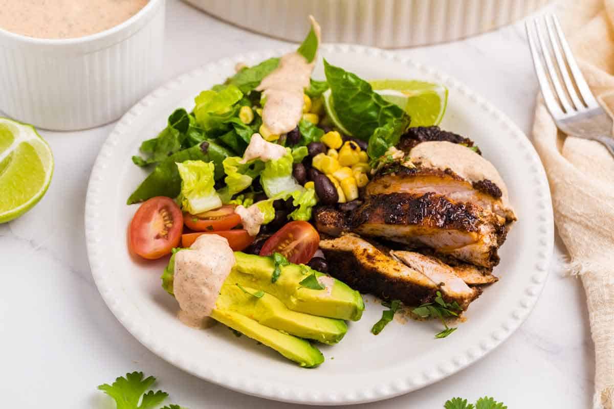 Southwest Chicken Salad with Chipotle Dressing