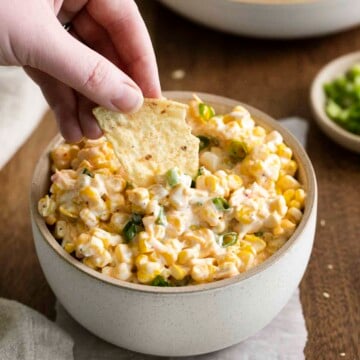 Southwest Corn Dip with Chips