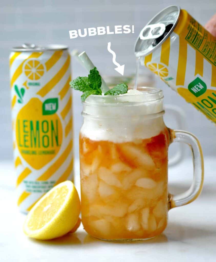 Sparkling Arnold Palmer - with bubbles!