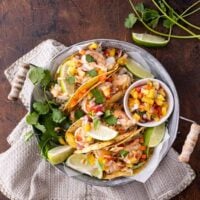 Spicy Shrimp Tacos with Pineapple Salsa