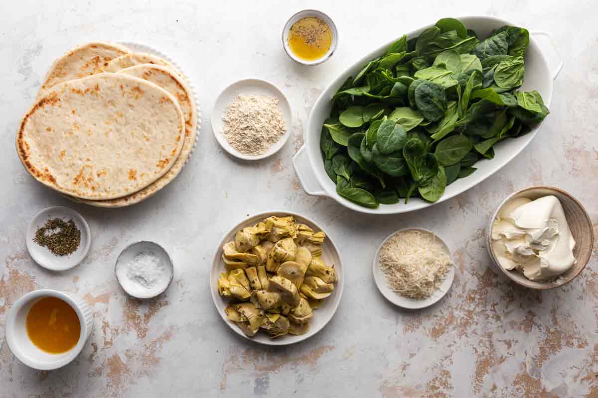 Spinach Artichoke Dip Ingredients