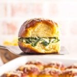 Spinach and Feta Stuffed Pretzels - Inspired by the Barnes and Noble Cafe